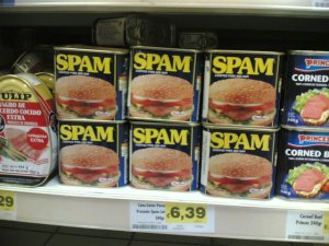 latas de spam